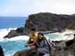 Soo and me near the blowhole.