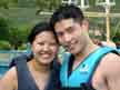 Soo and me just after we swam with the dolphins.